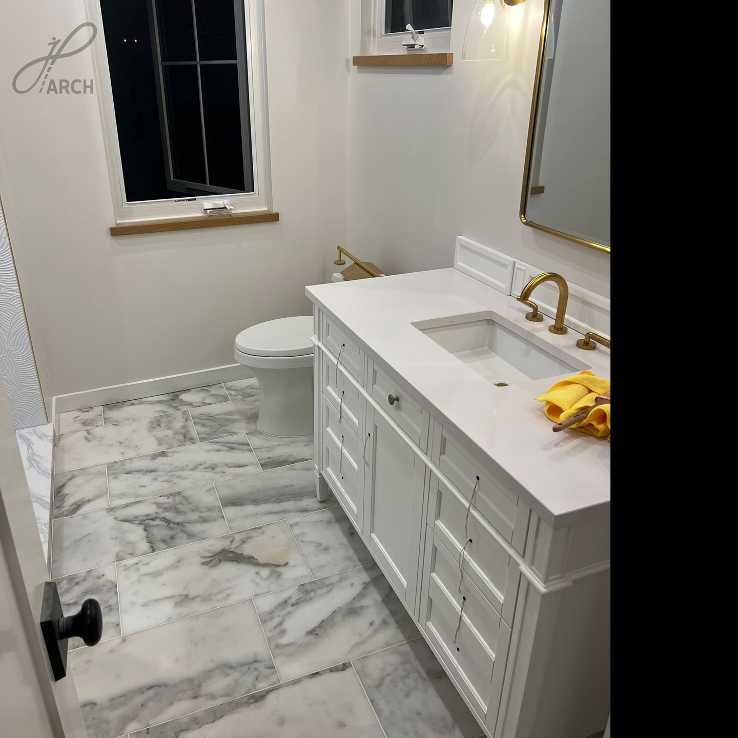 In design, bathrooms often reflect a balance of practicality