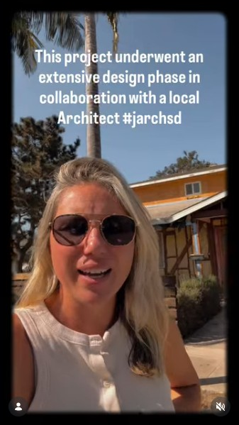 Full exterior remodel underway in Clairemont. Designed in co